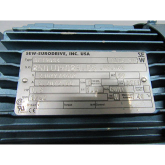 SEW-Eurodrive DFT90S4 Motor . 1740RPM 1.5HP 3PH - New No Box