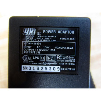 Yhi YS-1015-U12 Power Adaptor YS1015U12 - Used