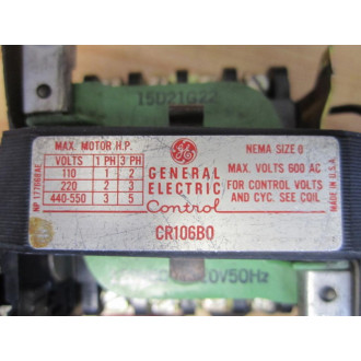 General Electric CR106B0 Starter - Used