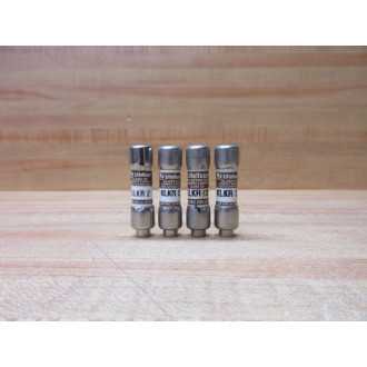 Littelfuse KLKR-2 Fuse Cross Ref 486M66, KLKR002 (Pack of 4) - New No Box