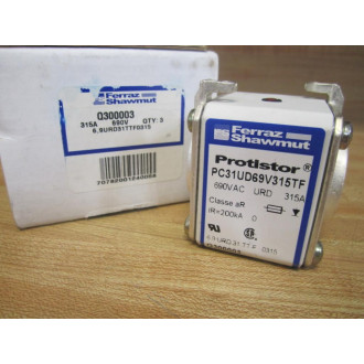 Gould Shawmut Ferraz Trionic Q300003 Fuse (Pack of 3)