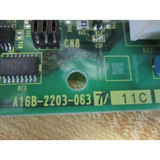 Fanuc A16B-2203-0637 Board A16B-2203-063711C - Parts Only