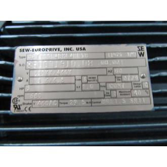 SEW Eurodrive DFT100L4BHG4HRTB Motor - New No Box