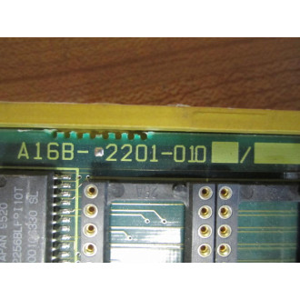 Fanuc A16B-2201-0103 Memory PCB A16B-2201-010304A  Non-Refundable - Parts Only