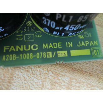 Fanuc A20B-1008-0781 Board A20B-1008-078101A - Used