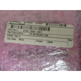 Fanuc A16B-2600-0071 61-Key Keyboard A16B-2600-007103B