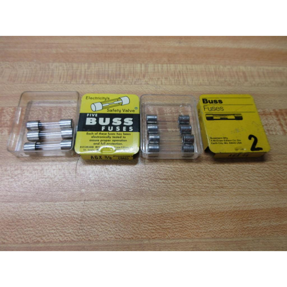 Buss AGX-38 Bussmann Fuse Cross Ref 6F052 Fine Wire Element (Pack of 7)