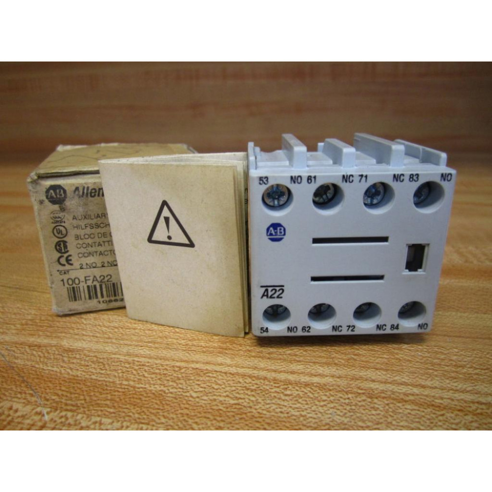 Allen Bradley 100-FA22 Contact Block 100FA22
