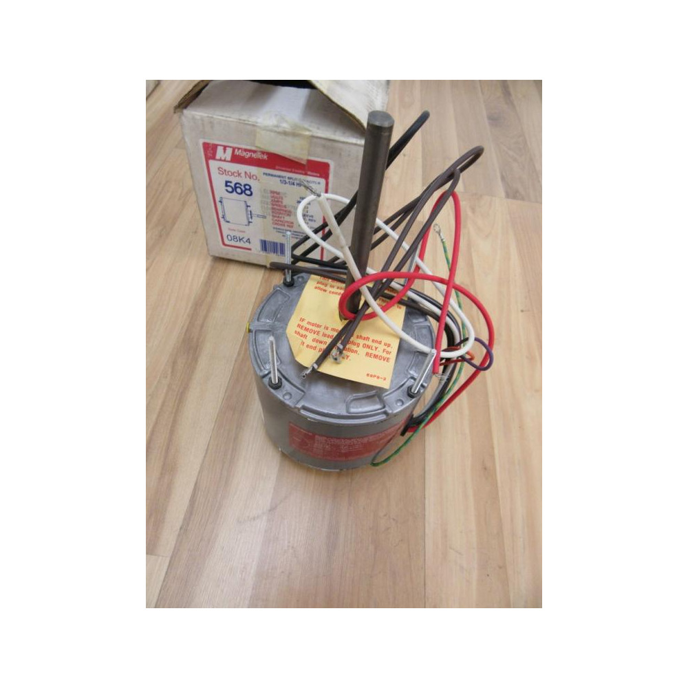 Magnetek 568 Motor HE3H218N 1075RPM