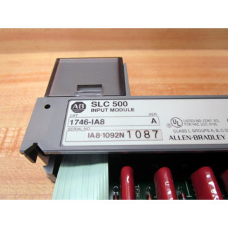 Allen Bradley 1746-IA8 Input Module 1746-1A8 WO Door Ser A - Used