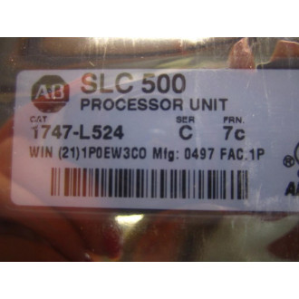 Allen Bradley 1747-L524 SLC502 CPU 1747L524 Ser.C  Non-Refundable - Parts Only