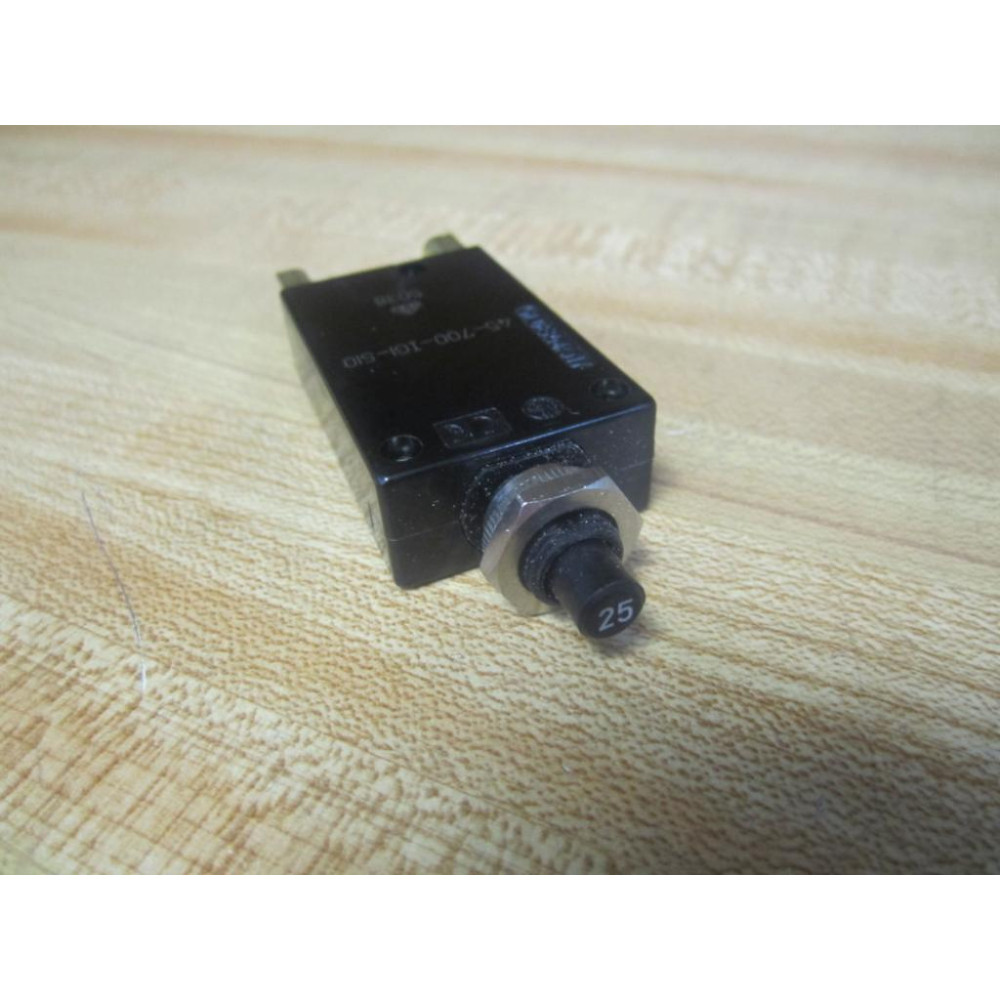 E-T-A 45-700-IG1-S10 Circuit Breaker 45700IG1S10 25 Amps - New No Box
