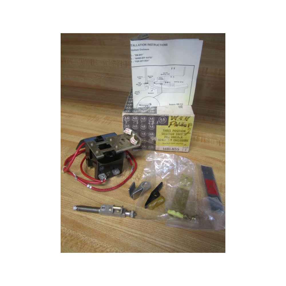 Allen Bradley 1481-N55 Selector Switch Unit 1481N55