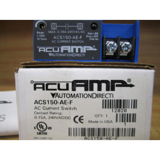 Automation Direct ACS150-AE-F AcuAmp AC Current Switch ACS150AEF