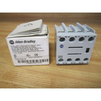 Allen Bradley 100F-A13 Auxiliary Contact 100FA13 Series B