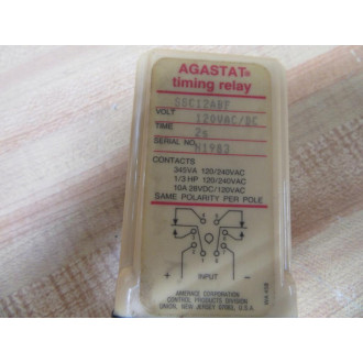 Agastat SSC12ABF Timing Relay - Used