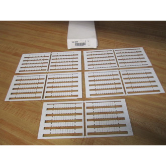 Allen Bradley 1492-SM5X9 Snap-In Marker Card 1492SM5X9 (Pack of 5)