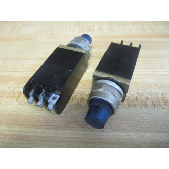 Allen Bradley 800T-PSD16B Blue Pilot Light 800TPSD16B (Pack of 2) - Used
