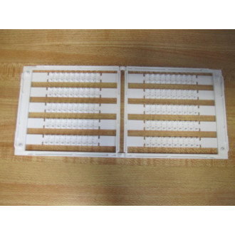 Allen Bradley 1492-SM5X9 Snap-In Marker Card 1492SM5X9 (Pack of 5)