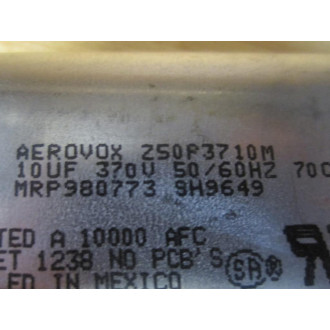 Aerovox 250P3710M Capacitor 10UF 370V 5060Hz - New No Box