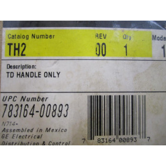 General Electric TH2 TD Operating Handle