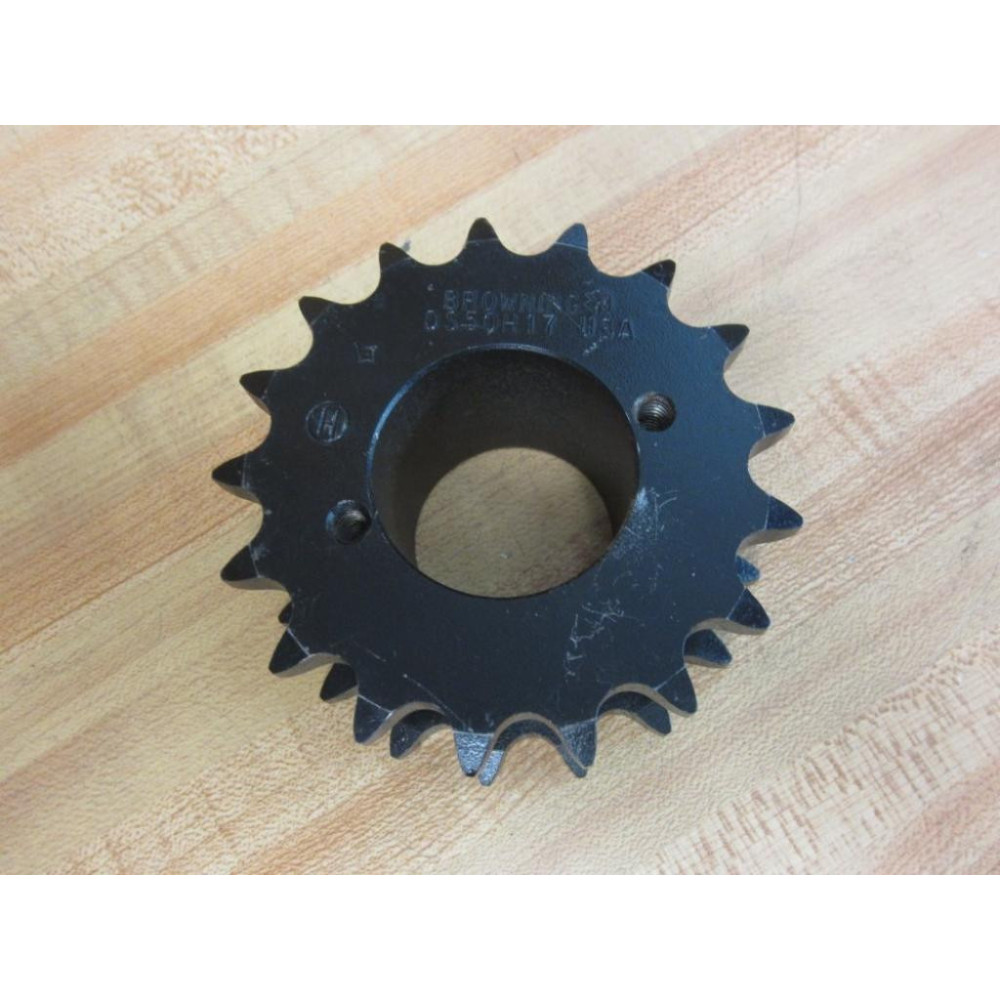 Browning DS50H17 Split Taper Bushed Double Sprocket - New No Box Browning DS50H17 Split Taper Bushed Double Sprocket - New No Box