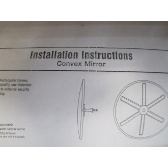 Vision Metalizer OC1200 12" Indoor Convex Security Mirror