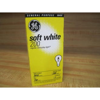 General Electric 44534 Lamp 90455 200 Watt (Pack of 6)