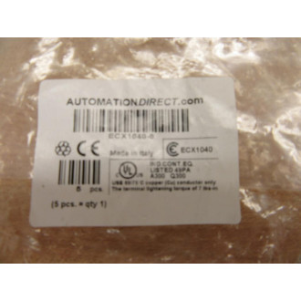 Automation Direct ECX-1040 Contact Block ECX1040 (Pack of 5)