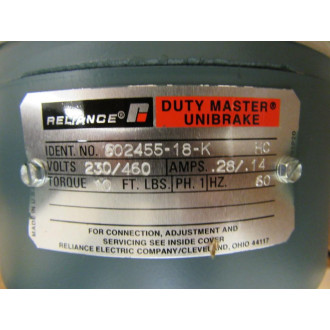 Reliance P14H1938T A-C Motor 602455-18-K