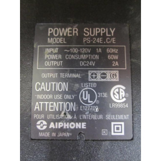 Aiphone PS-24E.CE DC Power Supply Model PS24ECE - Used