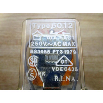 Rina 60.12 Relay 6012 - New No Box
