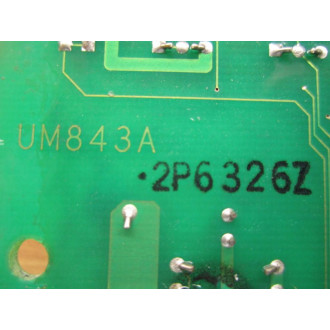 Nachi UM843A PC Board Board As Is - Parts Only