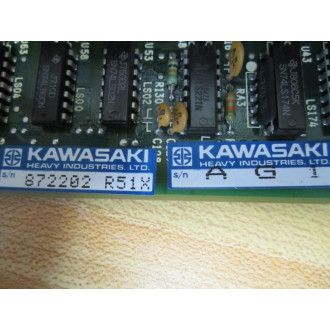 Kawasaki 9EC-33 Control Panel Board AG1 - Used
