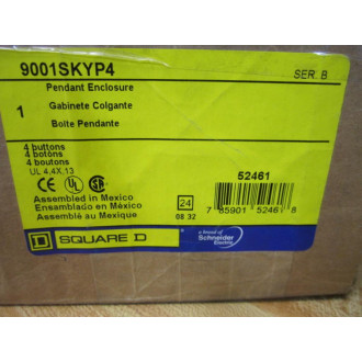 Square D 9001-SKYP4 Pendant Enclosure 9001SKYP4