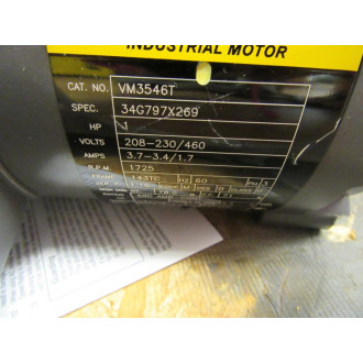 Baldor VM3546T Industrial Motor 34G797X269