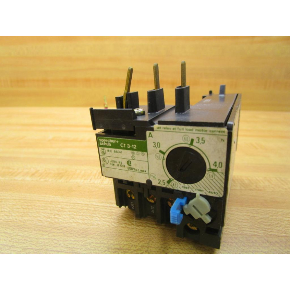 Sprecher + Schuh CT3-4.0 Thermal Overload Relay CT3124 - New No Box