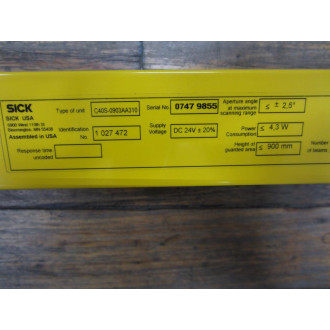 Sick C40S-0903AA310 Light Curtain C40S0903AA310