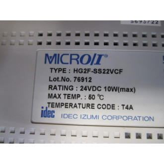 IDEC HG2F-SS22VCF Display HG2FSS22VCF Enclosure & Hardware Only - Used