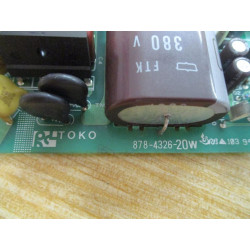 Toko LW50-01 Power Supply 878-4326-20W WO Mounting Plate - Used
