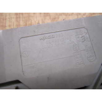Wago 280-609 4 Conductor Terminal Block 280609 (Pack of 78) - Used