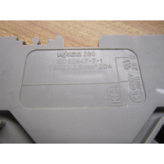 Wago 280-633 Terminal Blocks 280633 (Pack of 5) - Used