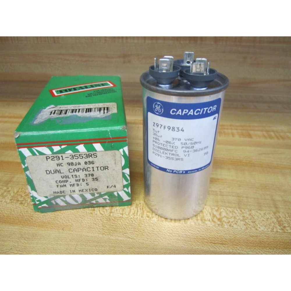General Electric P291-3553RS Dual Capacitor Z97F9834