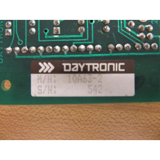 Daytronic 10A63-2 Circuit Board 10A632 - Used