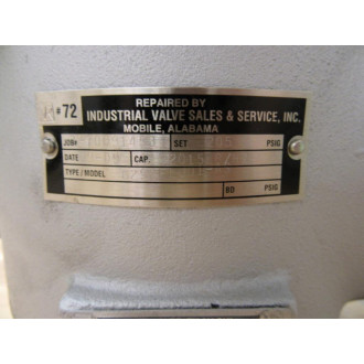 Kunkle Valve 6252FLJ01-AS Valve 6252FLJ01AS 2-12" - Refurbished