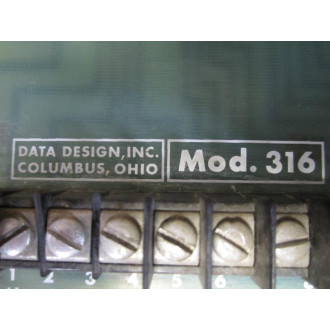 Data Design 2293B Power Supply Board Mod.316 - Used