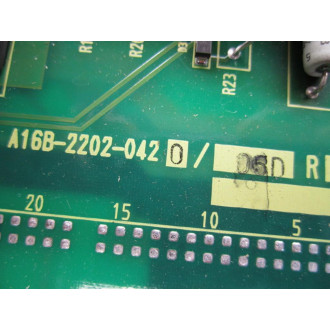 Fanuc A16B-2202-0420 Board A16B-2202-042005D - Parts Only
