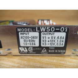Toko LW50-01 Power Supply 878-4326-20W - Used