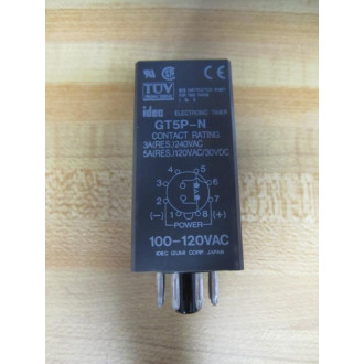 IDEC GT5P-N Timer GT5PN 0-3 Sec. - New No Box