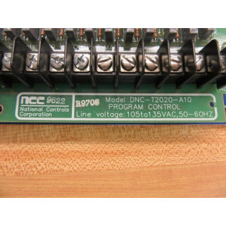 NCC DNC-T2020-A10 Circuit Board DNCT2020A10 - Used